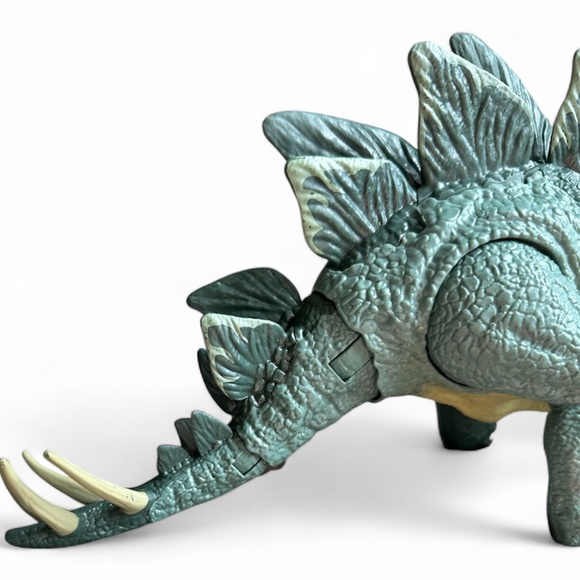 Jurassic Park World Action Attack STEGOSAURUS Mattel 2017 Action Figure Dinosaur - Picture 5 of 8